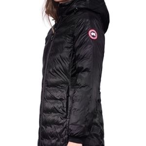 Canada Goose Women's Camp Hooded Jacket- Black Sml